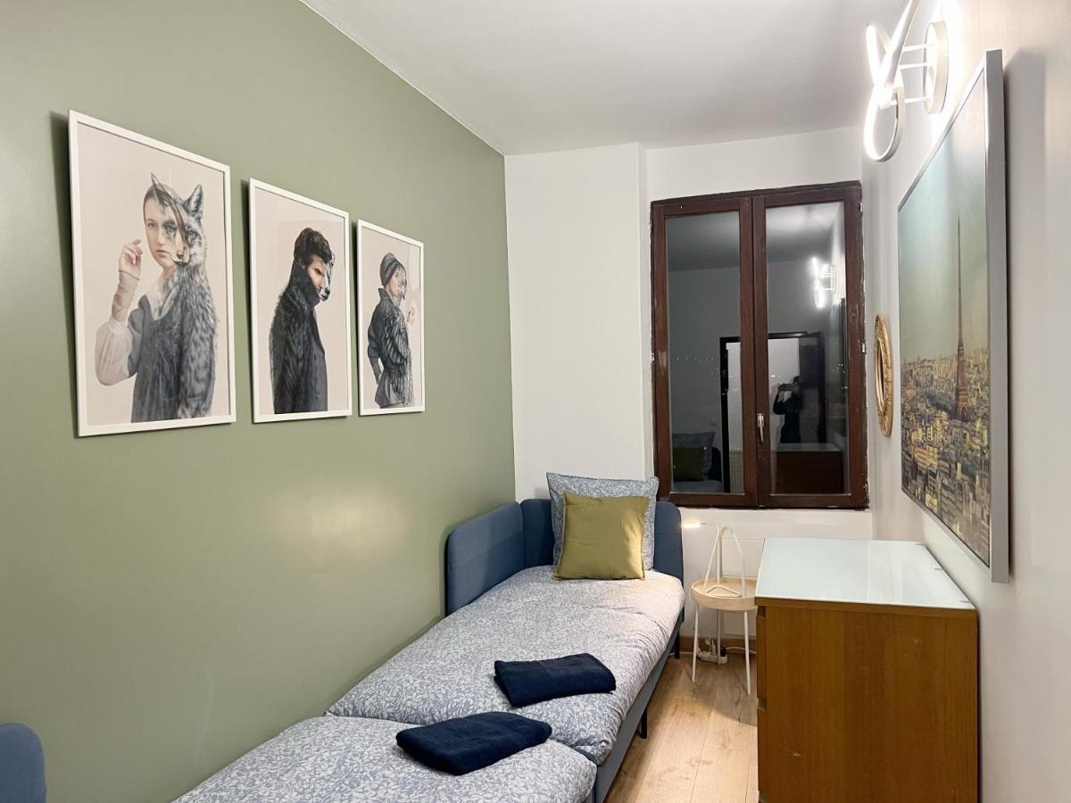 116 Chic & Cosy Grand Appart Moderne 65M2 Hypercentre Wifi Smart Tv Netflix Lägenhet Saint-Etienne  Exteriör bild