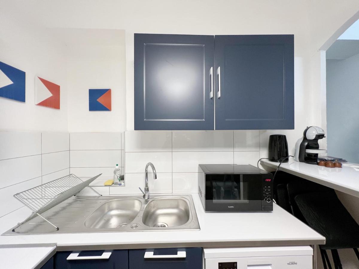 116 Chic & Cosy Grand Appart Moderne 65M2 Hypercentre Wifi Smart Tv Netflix Lägenhet Saint-Etienne  Exteriör bild